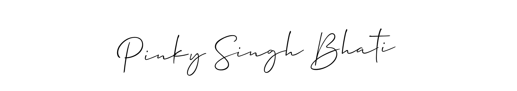 See photos of Pinky Singh Bhati official signature by Spectra . Check more albums & portfolios. Read reviews & check more about Allison_Script font. Pinky Singh Bhati signature style 2 images and pictures png