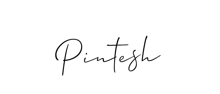 Allison_Script is a professional signature style that is perfect for those who want to add a touch of class to their signature. It is also a great choice for those who want to make their signature more unique. Get Pintesh name to fancy signature for free. Pintesh signature style 2 images and pictures png