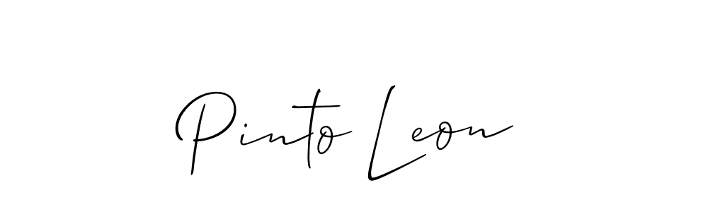 Here are the top 10 professional signature styles for the name Pinto Leon. These are the best autograph styles you can use for your name. Pinto Leon signature style 2 images and pictures png