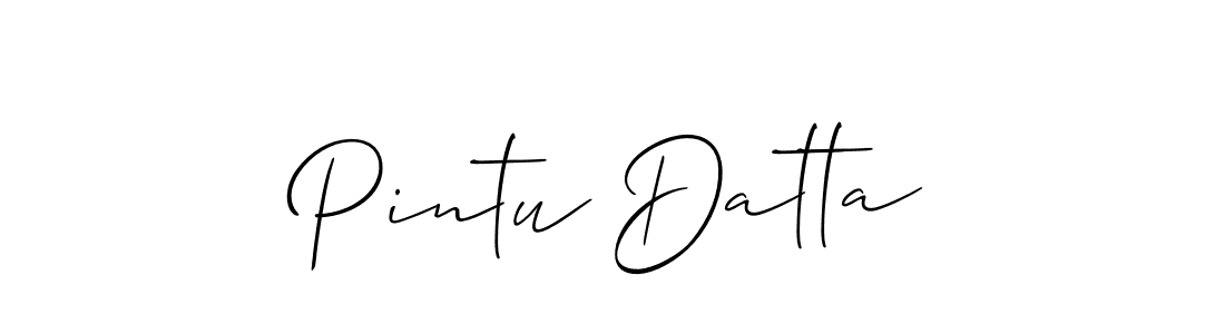 This is the best signature style for the Pintu Datta name. Also you like these signature font (Allison_Script). Mix name signature. Pintu Datta signature style 2 images and pictures png