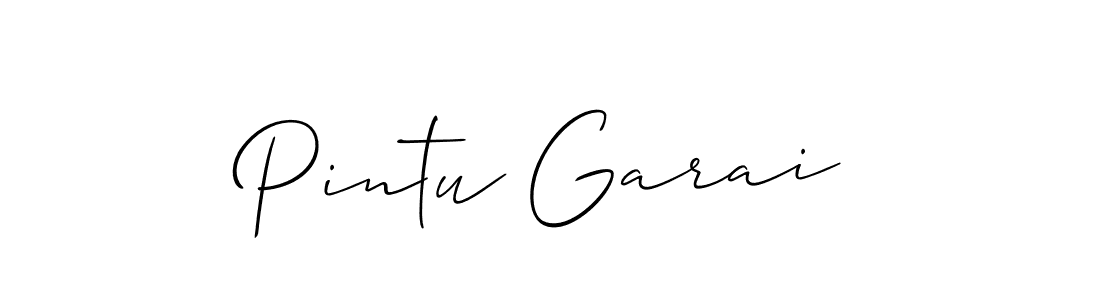 It looks lik you need a new signature style for name Pintu Garai. Design unique handwritten (Allison_Script) signature with our free signature maker in just a few clicks. Pintu Garai signature style 2 images and pictures png