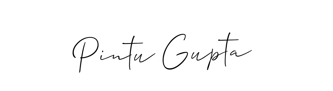 Make a beautiful signature design for name Pintu Gupta. Use this online signature maker to create a handwritten signature for free. Pintu Gupta signature style 2 images and pictures png