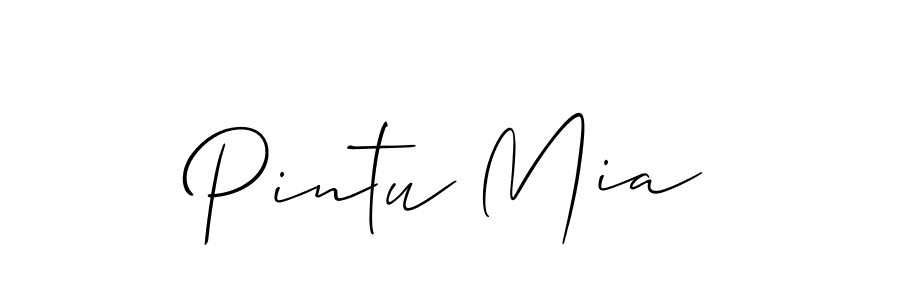 You can use this online signature creator to create a handwritten signature for the name Pintu Mia. This is the best online autograph maker. Pintu Mia signature style 2 images and pictures png