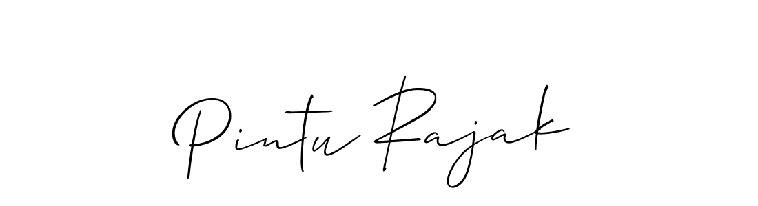 Similarly Allison_Script is the best handwritten signature design. Signature creator online .You can use it as an online autograph creator for name Pintu Rajak. Pintu Rajak signature style 2 images and pictures png