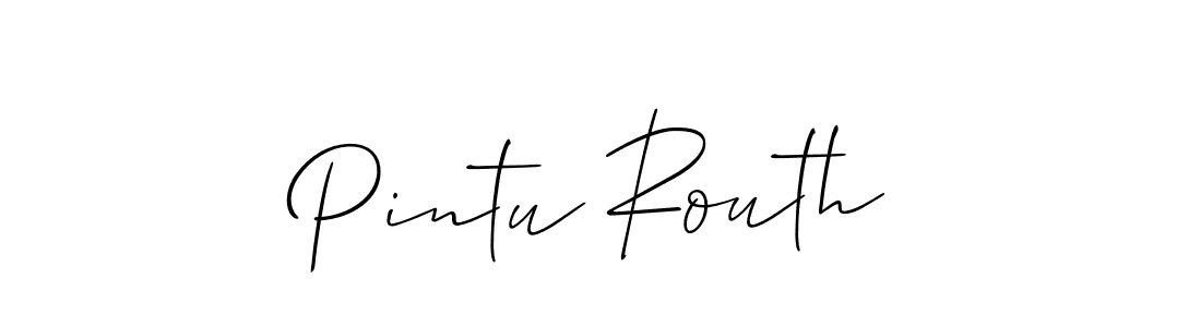 Best and Professional Signature Style for Pintu Routh. Allison_Script Best Signature Style Collection. Pintu Routh signature style 2 images and pictures png