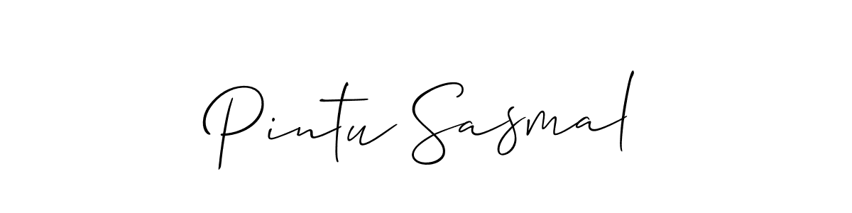 Make a beautiful signature design for name Pintu Sasmal. Use this online signature maker to create a handwritten signature for free. Pintu Sasmal signature style 2 images and pictures png