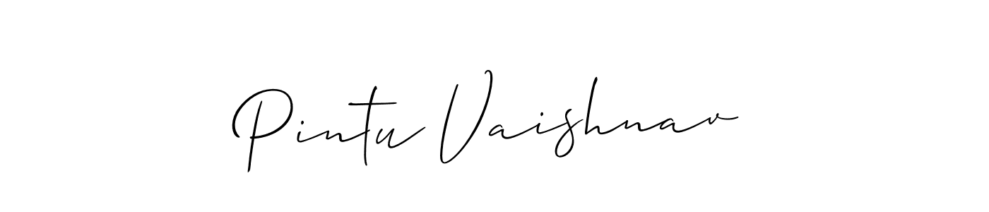 Make a short Pintu Vaishnav signature style. Manage your documents anywhere anytime using Allison_Script. Create and add eSignatures, submit forms, share and send files easily. Pintu Vaishnav signature style 2 images and pictures png