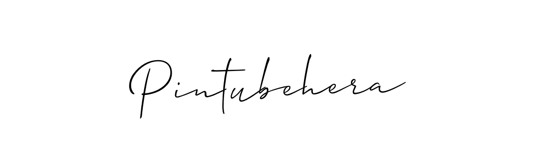 Design your own signature with our free online signature maker. With this signature software, you can create a handwritten (Allison_Script) signature for name Pintubehera. Pintubehera signature style 2 images and pictures png