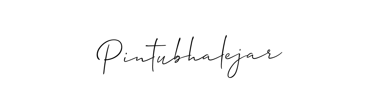 It looks lik you need a new signature style for name Pintubhalejar. Design unique handwritten (Allison_Script) signature with our free signature maker in just a few clicks. Pintubhalejar signature style 2 images and pictures png