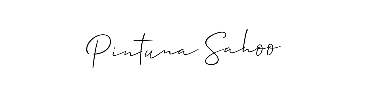 Once you've used our free online signature maker to create your best signature Allison_Script style, it's time to enjoy all of the benefits that Pintuna Sahoo name signing documents. Pintuna Sahoo signature style 2 images and pictures png