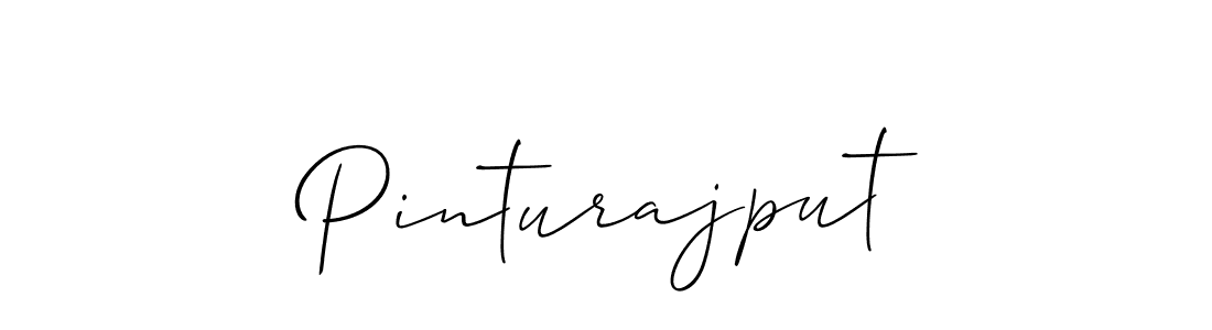 How to Draw Pinturajput signature style? Allison_Script is a latest design signature styles for name Pinturajput. Pinturajput signature style 2 images and pictures png