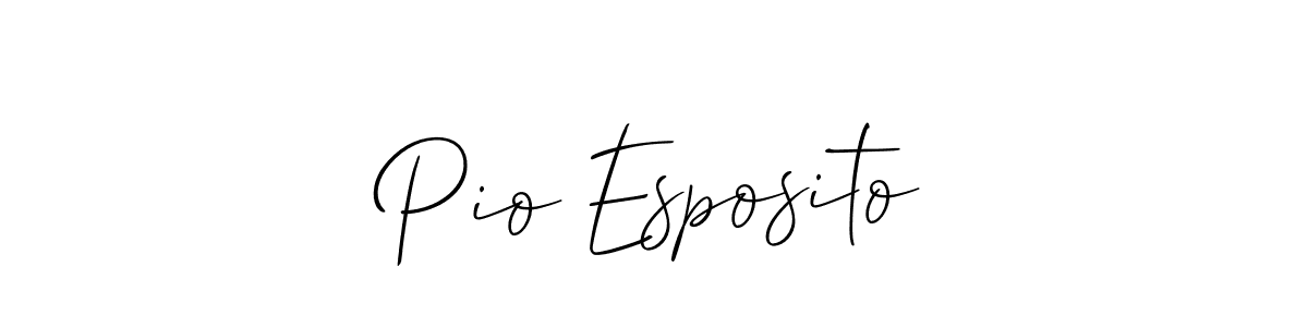 Once you've used our free online signature maker to create your best signature Allison_Script style, it's time to enjoy all of the benefits that Pio Esposito name signing documents. Pio Esposito signature style 2 images and pictures png