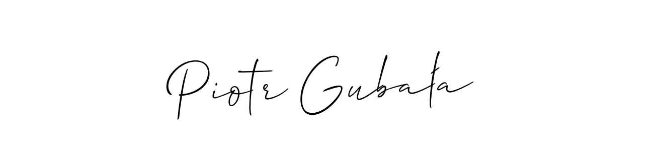 Check out images of Autograph of Piotr Gubała name. Actor Piotr Gubała Signature Style. Allison_Script is a professional sign style online. Piotr Gubała signature style 2 images and pictures png