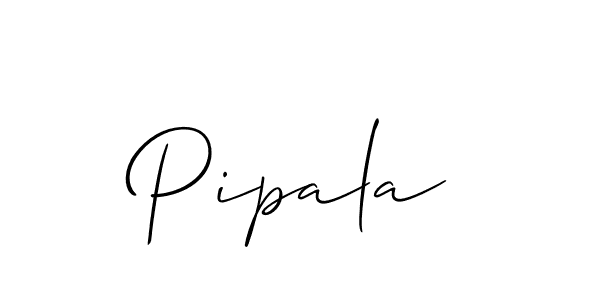 Allison_Script is a professional signature style that is perfect for those who want to add a touch of class to their signature. It is also a great choice for those who want to make their signature more unique. Get Pipala name to fancy signature for free. Pipala signature style 2 images and pictures png