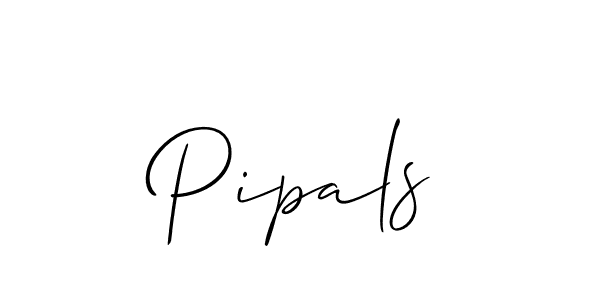 Best and Professional Signature Style for Pipals. Allison_Script Best Signature Style Collection. Pipals signature style 2 images and pictures png