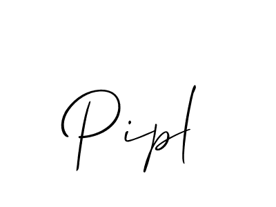 Similarly Allison_Script is the best handwritten signature design. Signature creator online .You can use it as an online autograph creator for name Pipl. Pipl signature style 2 images and pictures png