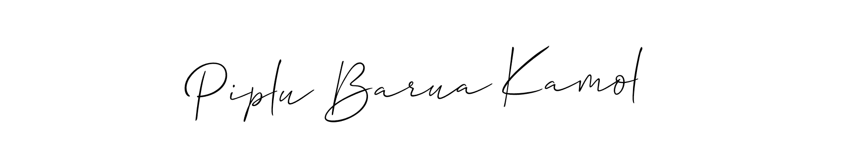 Once you've used our free online signature maker to create your best signature Allison_Script style, it's time to enjoy all of the benefits that Piplu Barua Kamol name signing documents. Piplu Barua Kamol signature style 2 images and pictures png