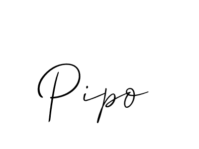 Create a beautiful signature design for name Pipo. With this signature (Allison_Script) fonts, you can make a handwritten signature for free. Pipo signature style 2 images and pictures png