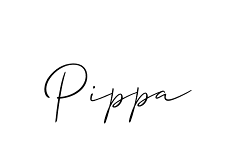 Allison_Script is a professional signature style that is perfect for those who want to add a touch of class to their signature. It is also a great choice for those who want to make their signature more unique. Get Pippa name to fancy signature for free. Pippa signature style 2 images and pictures png