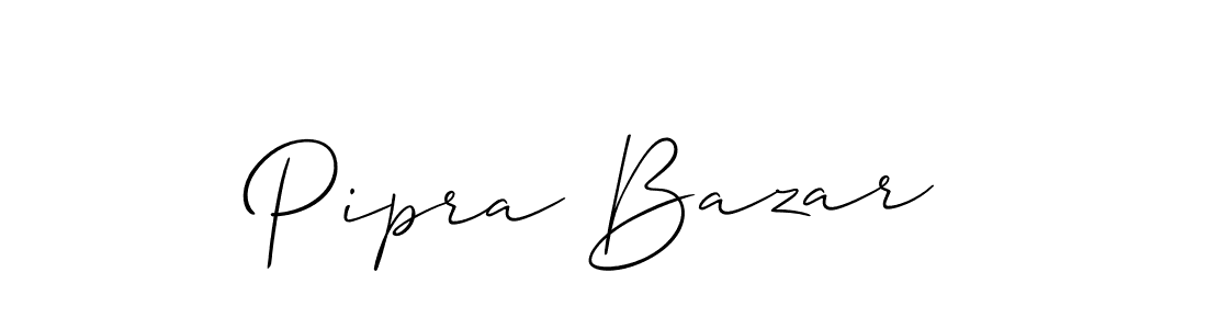 Similarly Allison_Script is the best handwritten signature design. Signature creator online .You can use it as an online autograph creator for name Pipra Bazar. Pipra Bazar signature style 2 images and pictures png