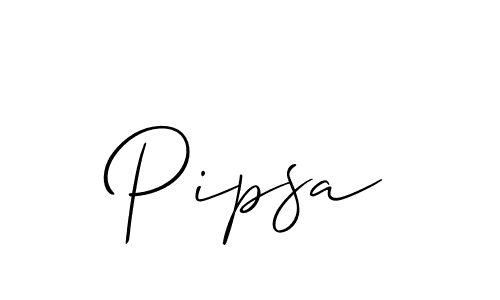 Pipsa stylish signature style. Best Handwritten Sign (Allison_Script) for my name. Handwritten Signature Collection Ideas for my name Pipsa. Pipsa signature style 2 images and pictures png