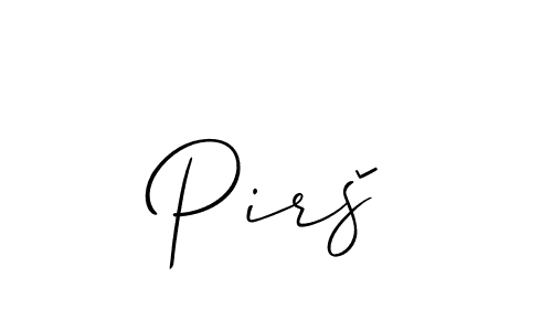 How to Draw Pirš signature style? Allison_Script is a latest design signature styles for name Pirš. Pirš signature style 2 images and pictures png