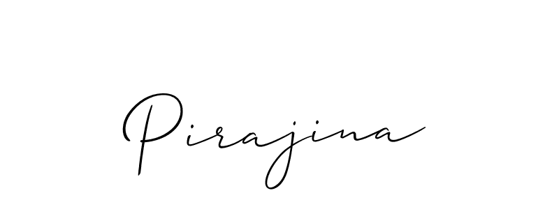 Best and Professional Signature Style for Pirajina. Allison_Script Best Signature Style Collection. Pirajina signature style 2 images and pictures png