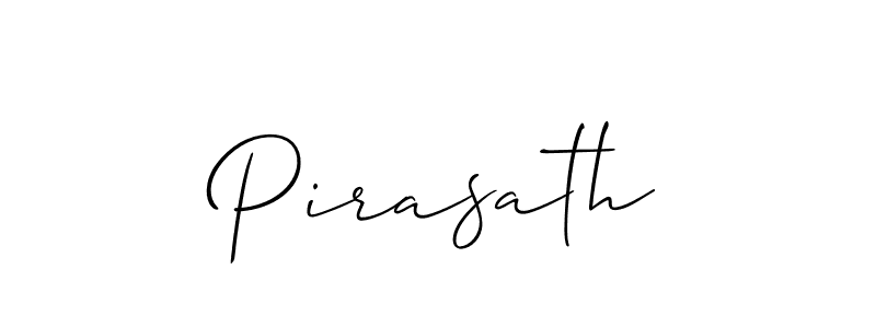 if you are searching for the best signature style for your name Pirasath. so please give up your signature search. here we have designed multiple signature styles  using Allison_Script. Pirasath signature style 2 images and pictures png
