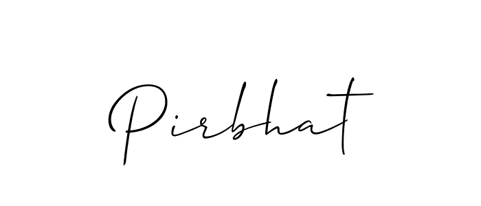 Once you've used our free online signature maker to create your best signature Allison_Script style, it's time to enjoy all of the benefits that Pirbhat name signing documents. Pirbhat signature style 2 images and pictures png