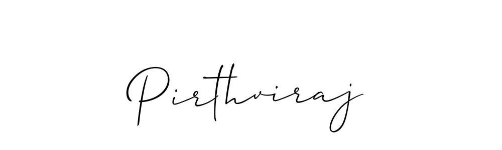 if you are searching for the best signature style for your name Pirthviraj. so please give up your signature search. here we have designed multiple signature styles  using Allison_Script. Pirthviraj signature style 2 images and pictures png