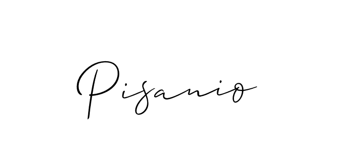 Best and Professional Signature Style for Pisanio. Allison_Script Best Signature Style Collection. Pisanio signature style 2 images and pictures png