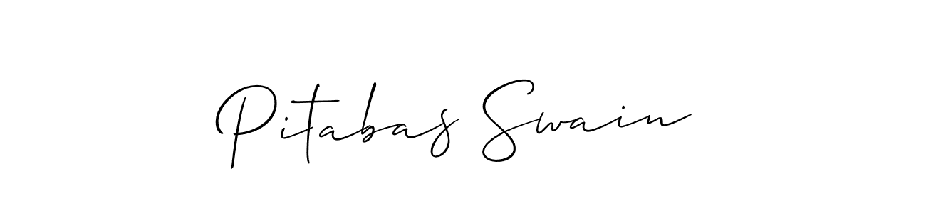 Similarly Allison_Script is the best handwritten signature design. Signature creator online .You can use it as an online autograph creator for name Pitabas Swain. Pitabas Swain signature style 2 images and pictures png