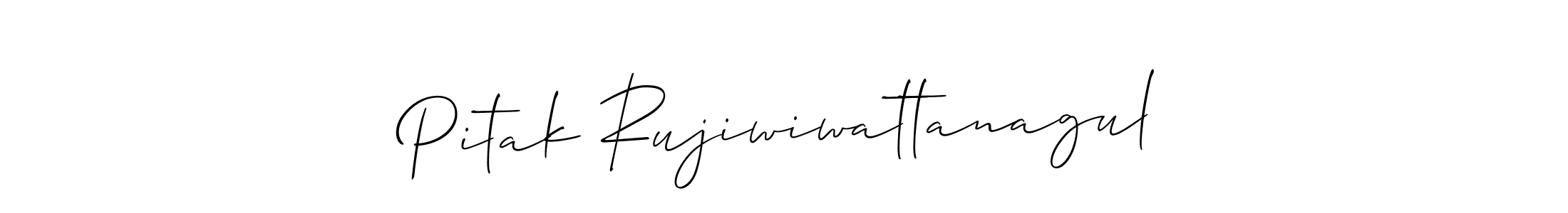 You can use this online signature creator to create a handwritten signature for the name Pitak Rujiwiwattanagul. This is the best online autograph maker. Pitak Rujiwiwattanagul signature style 2 images and pictures png