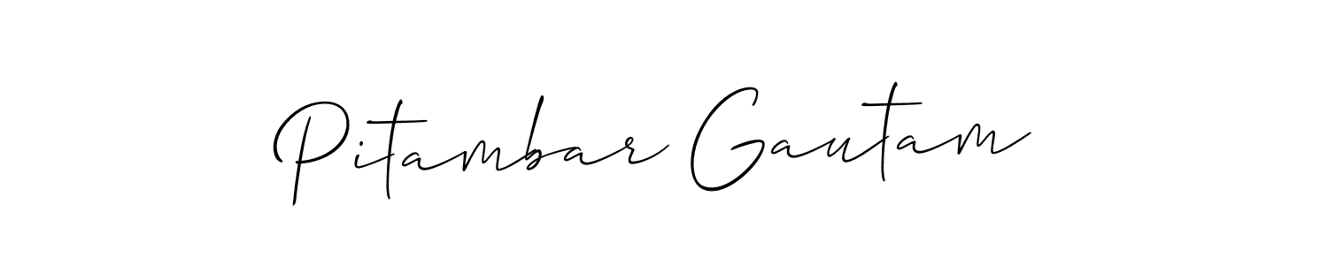 Once you've used our free online signature maker to create your best signature Allison_Script style, it's time to enjoy all of the benefits that Pitambar Gautam name signing documents. Pitambar Gautam signature style 2 images and pictures png