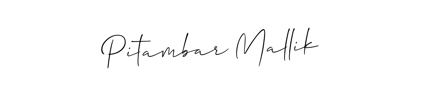 It looks lik you need a new signature style for name Pitambar Mallik. Design unique handwritten (Allison_Script) signature with our free signature maker in just a few clicks. Pitambar Mallik signature style 2 images and pictures png