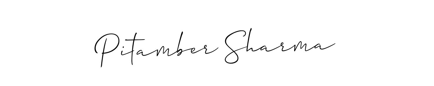 Make a beautiful signature design for name Pitamber Sharma. Use this online signature maker to create a handwritten signature for free. Pitamber Sharma signature style 2 images and pictures png