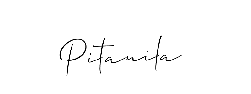 Best and Professional Signature Style for Pitanila. Allison_Script Best Signature Style Collection. Pitanila signature style 2 images and pictures png