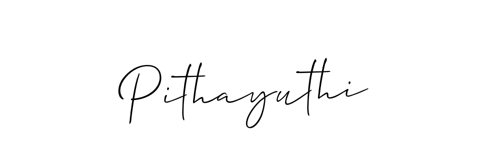 You should practise on your own different ways (Allison_Script) to write your name (Pithayuthi) in signature. don't let someone else do it for you. Pithayuthi signature style 2 images and pictures png