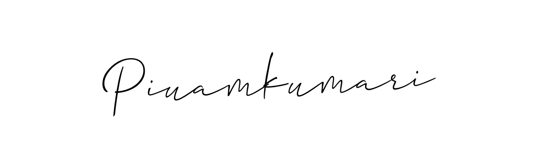 Make a beautiful signature design for name Piuamkumari. Use this online signature maker to create a handwritten signature for free. Piuamkumari signature style 2 images and pictures png