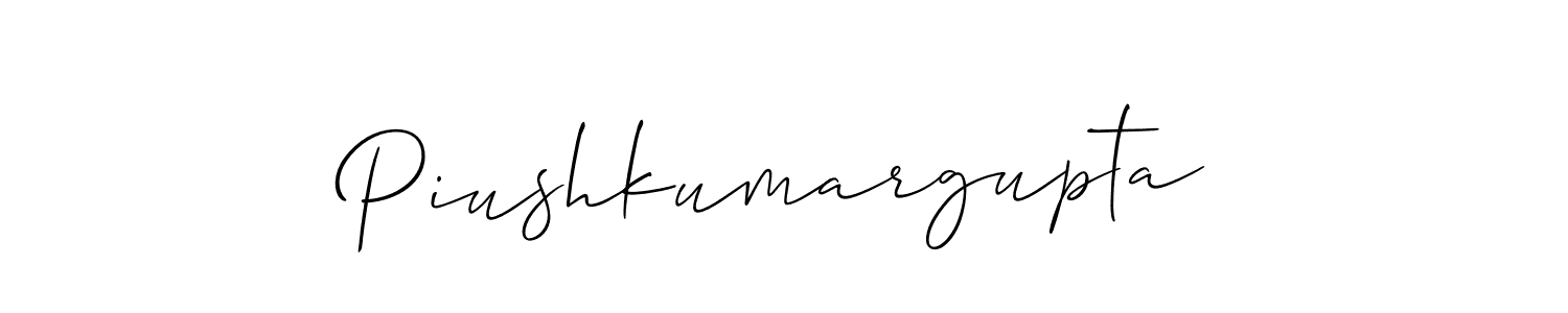 How to Draw Piushkumargupta signature style? Allison_Script is a latest design signature styles for name Piushkumargupta. Piushkumargupta signature style 2 images and pictures png