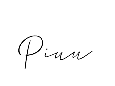 Piuu stylish signature style. Best Handwritten Sign (Allison_Script) for my name. Handwritten Signature Collection Ideas for my name Piuu. Piuu signature style 2 images and pictures png