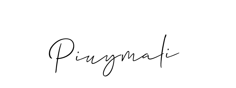 You can use this online signature creator to create a handwritten signature for the name Piuymali. This is the best online autograph maker. Piuymali signature style 2 images and pictures png