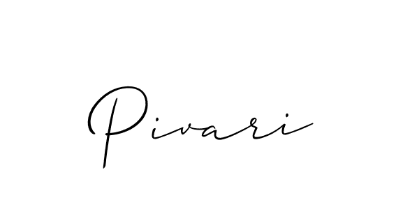 Here are the top 10 professional signature styles for the name Pivari. These are the best autograph styles you can use for your name. Pivari signature style 2 images and pictures png