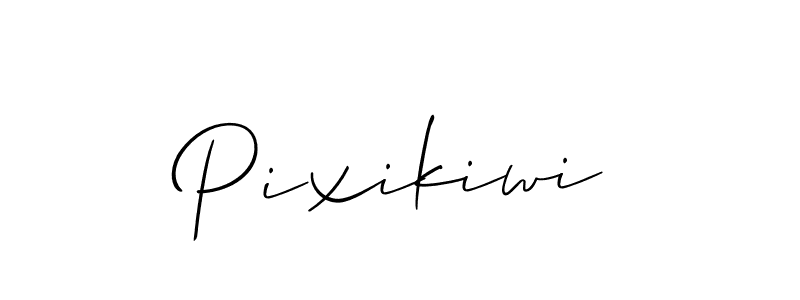 How to make Pixikiwi signature? Allison_Script is a professional autograph style. Create handwritten signature for Pixikiwi name. Pixikiwi signature style 2 images and pictures png