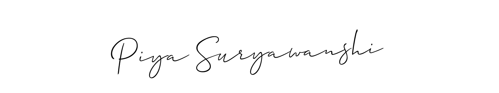 Here are the top 10 professional signature styles for the name Piya Suryawanshi. These are the best autograph styles you can use for your name. Piya Suryawanshi signature style 2 images and pictures png