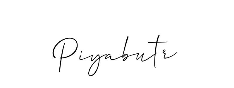 Also You can easily find your signature by using the search form. We will create Piyabutr name handwritten signature images for you free of cost using Allison_Script sign style. Piyabutr signature style 2 images and pictures png