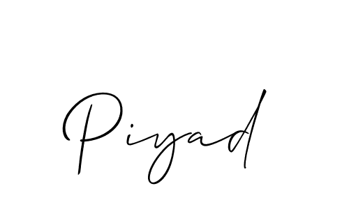 Check out images of Autograph of Piyad name. Actor Piyad Signature Style. Allison_Script is a professional sign style online. Piyad signature style 2 images and pictures png