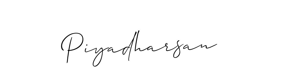 Also we have Piyadharsan name is the best signature style. Create professional handwritten signature collection using Allison_Script autograph style. Piyadharsan signature style 2 images and pictures png