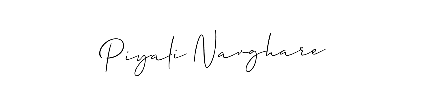 Piyali Navghare stylish signature style. Best Handwritten Sign (Allison_Script) for my name. Handwritten Signature Collection Ideas for my name Piyali Navghare. Piyali Navghare signature style 2 images and pictures png