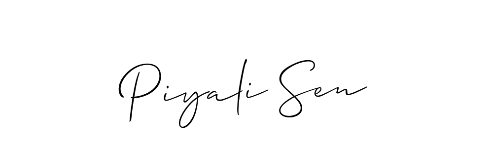 Best and Professional Signature Style for Piyali Sen. Allison_Script Best Signature Style Collection. Piyali Sen signature style 2 images and pictures png